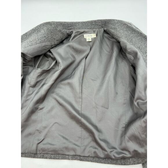 Vintage Wool J. Crew Gray Double Breasted Blazer - Picture 4 of 10